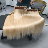 Extensions de cheveux vierges non traités à 100%, tissage de cheveux, 30 pouces, cheveux vierges vietnamiens, couleur blonde miel 613, vague corporelle, mèches de cheveux humains