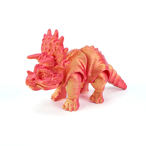 Giocattolo Dinosauro Triceratopo Stampato in 3D con Articolazioni Mobili, Simulazione Divertente del Personaggio di Frozen, Regalo per Bambini - Product Image 3