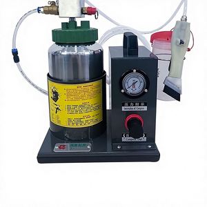 Original Manufacturer Cheap Price 1.2L <b>Mini</b> Pneumatic Glue Brushing Machine Shoe Sole Glue Brushing Machine shoe sole cutting ma - Product Image 1