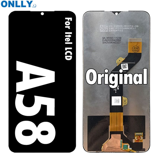 Pantalla A58 Lcd for Itel A58 Display Mobile Phone Lcds for Itel A58 Pro Screen Replacement Celular A58 Pro Lcd