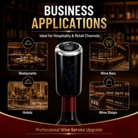 Carafe à vin électrique rechargeable par USB, décanteur intelligent à une touche, bouchon à vide automatique instantané, coffret cadeau, décanteur à vin