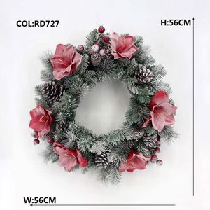 Ramo de Flores Artificiales Oh Arts, Plantas Decorativas Navideñas de Plástico - Product Image 6