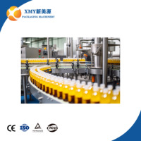 Ligne de production automatique 3 en 1 pour l'embouteillage de jus de fruits/thés/boissons fonctionnelles, 8000 BPH
