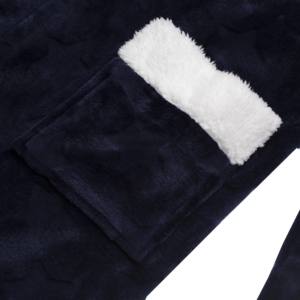 <span class=keywords><strong>Bata</strong></span> de baño de lujo para <span class=keywords><strong>hombre</strong></span>, de lana, de franela, cálida, grande y alta - Product Image 4