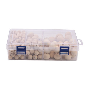 Perles en bois Crystal Tec 10mm 12mm 14mm 18mm 20mm 25mm rondes pour la fabrication de bracelets, coffret - Product Image 5