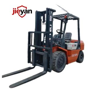 リフト高さ3-6m、3段マスト、2トン、3トン、5トン、フォークリフト、ディーゼルフォークリフト、トラック、日本製エンジンフォークリフト、販売中、工場価格 - Product Image 1