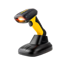 Escáner de Código de Barras Inalámbrico Industrial NT-1202W, Lector de Códigos de Barras con Pantalla CMOS y Bluetooth para Supermercados, Cajeros, Logística y Almacenes