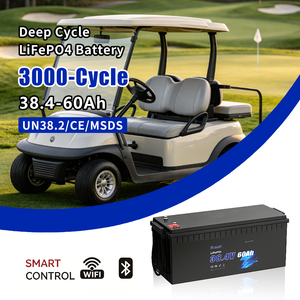 ADF แบตเตอรี่รถกอล์ฟ60AH 38.4V 36V 48 V 72V แบตเตอรี่ลิเธียม160AH 48 V รถกอล์ฟ ADF38.4V6แบตเตอรี่ - Product Image 1