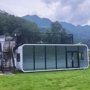 <span class=keywords><strong>Suite</strong></span> prefabricada modular Signature Architectural Apple Cabin para negocios de glamping y Resort de alta gama - Product Image 1