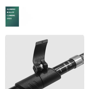 Tongkat Hiking Lipat Teleskopik 3 Bagian dari Aluminium Alloy, Anti-Selip, Panjang Dapat Disesuaikan, untuk Aktivitas Luar Ruangan, Model Fashionable, Grosir - Product Image 5