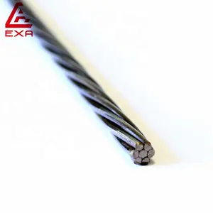高强度ASTM A416 15.24毫米7钢丝电缆钢丝PC钢绞线