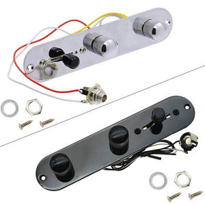 Circuit imprimé de guitare électrique, assemblage de panneau de commande à 3 sections, montage global Tele <span class=keywords><strong>Telecaster</strong></span> avec accessoires de bouton de prise - Product Image 2
