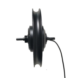 Motor de buje de rueda para bicicleta eléctrica de 48V 36V 350W 14 pulgadas BLDC con engranajes, de alta velocidad y potente - Product Image 3