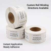 Boîte en papier personnalisée pour bougie parfumée, emballage pour petite crème cosmétique, soins de la peau, boîtes cadeaux, impression d'étiquettes de marque, autocollants