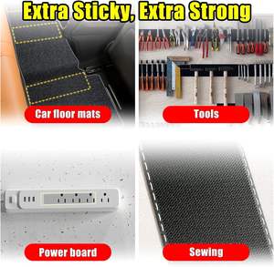 4-हुक लूप टेप फास्टनरों 3 मीटर भारी औद्योगिक ताकत सुपर मजबूत पकड़ आरक्षित सिलाई किनारे सोफे कुशन - Product Image 5