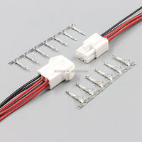 Carcasa de Receptáculo SCONDAR de 4.5mm Compatible con Conector JST EL ELP 02V 03V 04V, Cable Eléctrico para Fuente de Alimentación, Portátil