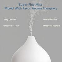 Diffuseur d'huiles essentielles, diffuseur d'arômes de petite taille de 100 ml avec fonction d'arrêt automatique, diffuseurs ultrasoniques pour huiles essentielles