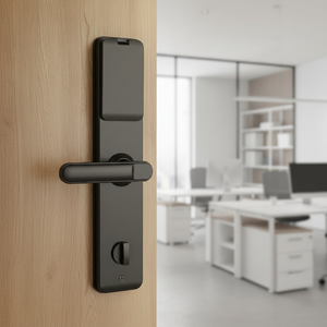 Système de serrure électronique d'hôtel à livraison rapide, ouverture sans clé par empreinte digitale, clavier intelligent, poignée de porte moderne en alliage numérique - Product Image 3
