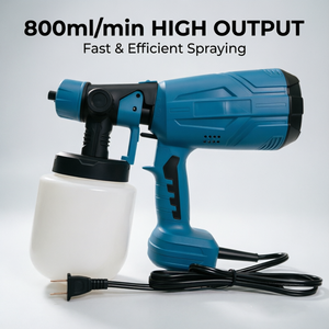 <span class=keywords><strong>Pistolet</strong></span> pulvérisateur de peinture sans fil 600W 20V, 800ml/min, haute pression, électrique, portatif, outil nu - Product Image 3