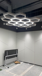 Thương mại và trong nhà LED lục giác Mặt dây chuyền ánh sáng tuyến tính với điều khiển từ xa Chế độ - Product Image 6