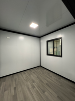 Module de villa préfabriquée de 20 pieds, maison conteneur pliable en acier et bois, supermarché pour bureau à domicile