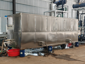 Máquina de Hielo en Cubos de 10000 kg por Día, Coldsmart, Completamente de Acero Inoxidable, para Subasta de Pescado - Product Image 3