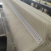 Perles d'angle en PVC avec maille en fibre de verre pour cloisons sèches et plaques de plâtre Plâtrage d'angle mural et protection