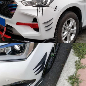6 pièces universel voiture pare-chocs avant lèvre caoutchouc aileron séparateur Spoiler Canard <span class=keywords><strong>Valence</strong></span> corps autocollant - Product Image 4
