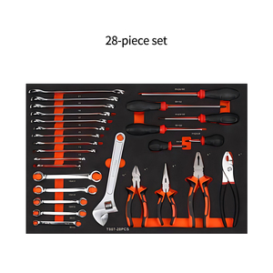 Boîte à outils professionnelle en acier avec 4 tiroirs, 234 pièces, personnalisable OEM/ODM pour ateliers et garages - Product Image 3