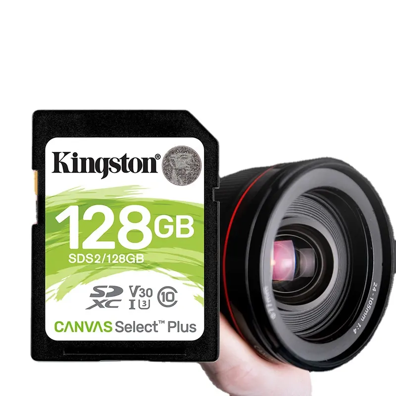 100% Original Kingston 32GB SDHC Canvas Select Plus 100MB/s Read Class 10 UHS-I U1 V10 Memory Card (SDS2/32GB)