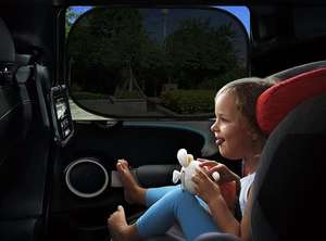 Film électrostatique pliant universel <span class=keywords><strong>pour</strong></span> pare-soleil de fenêtre latérale de voiture avec <span class=keywords><strong>protection</strong></span> solaire et caractéristiques thermiques - Product Image 3