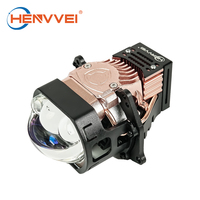 Projecteur LED triple direct HENVVEI avec puce à spectre complet améliorée pour une éclairage particulièrement confortable
