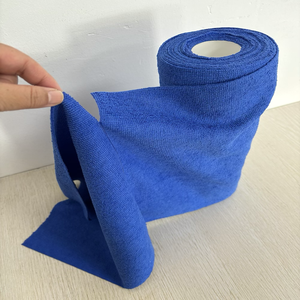 Rouleaux de chiffons de nettoyage jetables personnalisés en microfibre Essuie-tout carré réutilisable torchons de cuisine en microfibre - Product Image 2
