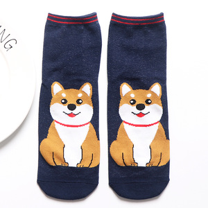 Wholesale 5 Colors Animated Socks Cartoon Dog Womens Animal Cheap Ankle Cute Socks - Product Image 6