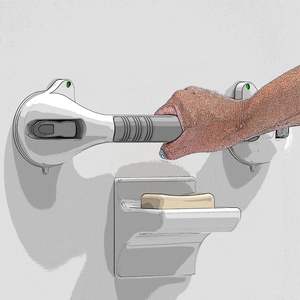 มือจับฝักบัวขนาด12นิ้วตัวดูดแรงสูง<span class=keywords><strong>2</strong></span>อันบาร์พร้อมไฟแสดงสถานะ - Product Image 3