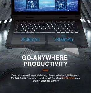 Ordinateur portable robuste de 13.3 pouces Tofighbook ordinateur portable 8 Go de RAM 128 Go Intel 4G <span class=keywords><strong>non</strong></span> <span class=keywords><strong>tactile</strong></span> 13.3 pouces pour un usage éducatif industriel - Product Image 2