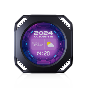 Écran de boîtier <span class=keywords><strong>PC</strong></span> rond MiraBox DR21 2,1'' |   Affichage de refroidissement par eau |   Moniteur de système d'usine - Product Image 1