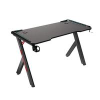 Venta al por mayor ajustable negro Gaming Desk robusto Home Office escritorio de trabajo con colores opcionales para Gamer mesas y computadora de escritura