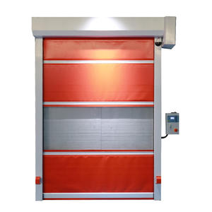 Puerta Rápida de PVC a Prueba de Polvo para Cuarto Limpio, Puerta Enrollable Automática con Control Inverter - Product Image 3