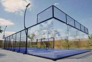 Nouveau Design Fournisseur Professionnel Terrain de Sport Paddle Tennis Terrain de Padel Panoramique - Product Image 6