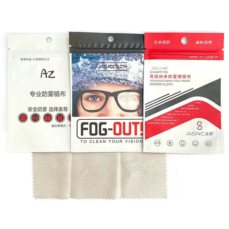 Chiffon de nettoyage pour lunettes, 2 pièces, chiffon anti-brouillard en daim de haute qualité pour verres coréens