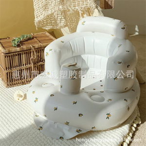 Inflatable Baby <b>Bath</b> Seat White 0-12 Months Toilet Use Multifunctional Child Bathing <b>Support</b> - Product Image 2