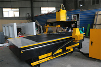 Routeur cnc professionnelle 1325 à grande vitesse, pour le travail du bois, avec support conduit et rotative