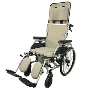 Silla de Ruedas Plegable Reclinable de Aleación de Aluminio con Ruedas Sólidas de PU de 22 Pulgadas, Ligera, para Personas Mayores y con Discapacidad - Product Image 3