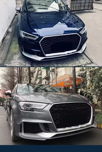 Nhà Máy Giá A3 S3 nâng cấp RS3 front bumper <span class=keywords><strong>Kit</strong></span> A3 Bộ dụng cụ cơ thể với tổ ong lưới tản nhiệt cho Audi A3 S3 8v5 2017 2018 2019 2020 - Product Image 6