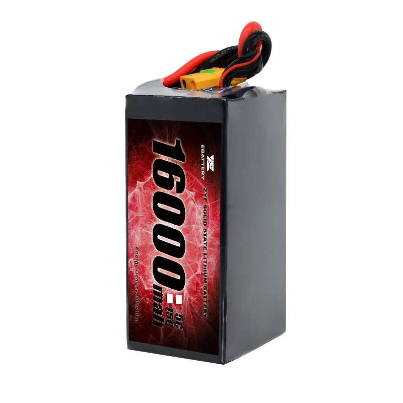 2023 Newest 6s 12s Solid State Lithium Battery 16000mah 22000mah High Voltage 15C 94.8V for Drone