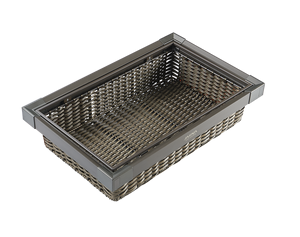 Galaxy mềm đóng có thể tháo rời thiết kế tủ quần áo kéo ngăn kéo hợp kim nhôm thép PVC mây wicker giỏ trượt đôi van điều tiết - Product Image 1