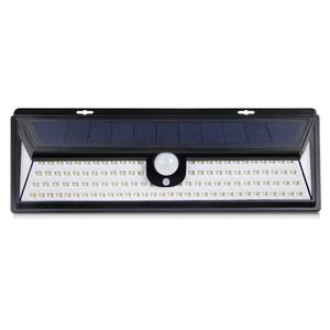 EGH Outdoor 118 LED Solar Fence IP65 Waterproof Metal <b>Motion</b> <b>Sensor</b> ROHS Certified Decorative <b>Lighting</b> for Landscape Battery - Product Image 1