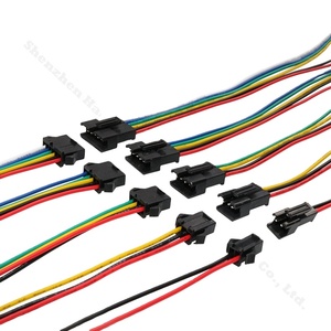 Jst Sm 2.54Mm Pitch 2 3 4 5 6 Pin Header Mannelijke Vrouwelijke Socket Plug Te Openen Eind Pigtail Connector Kabel Draad Harnas Voor Pixel Led - Product Image 1