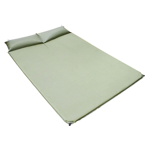 Cómodo <span class=keywords><strong>Camping</strong></span> al aire libre senderismo auto-inflar colchoneta doble Mat con <span class=keywords><strong>la</strong></span> almohada - Product Image 2